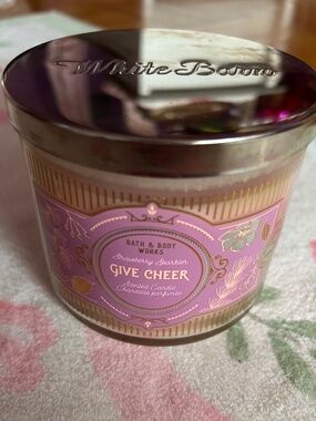 BBW Give A Cheer 3 Wick Candle